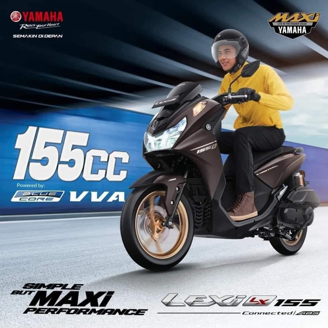 twtmoto's tweet photo. hong leong yamaha taknak bawak masuk ke lexi LX 155 ni ke malaysia. syok ni bawak, pernah sewa masa ke bali. pakai enjin nvx  155. https://t.co/YgEgoXCMrH