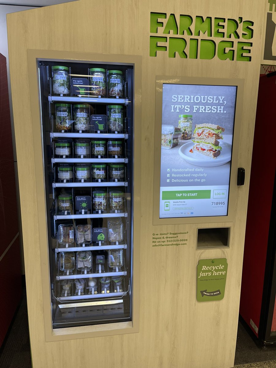 kylu90026's tweet photo. @DallasLoveField @FarmersFridge Yazz Gate E7 is where the best grub is at everyone else go ahead and close for your day 24/7 you make our meals amazing DFW-ONT 
@FlyFrontier https://t.co/i0FBoz4FxG