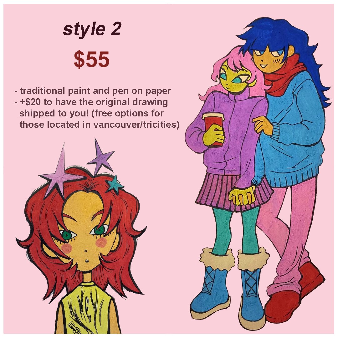thirteenpm1's tweet photo. commission time commission time!!! send me an email at emmamckay5@gmail.com with your ideas and lets make some good stuff! https://t.co/yhdEoJCaCF