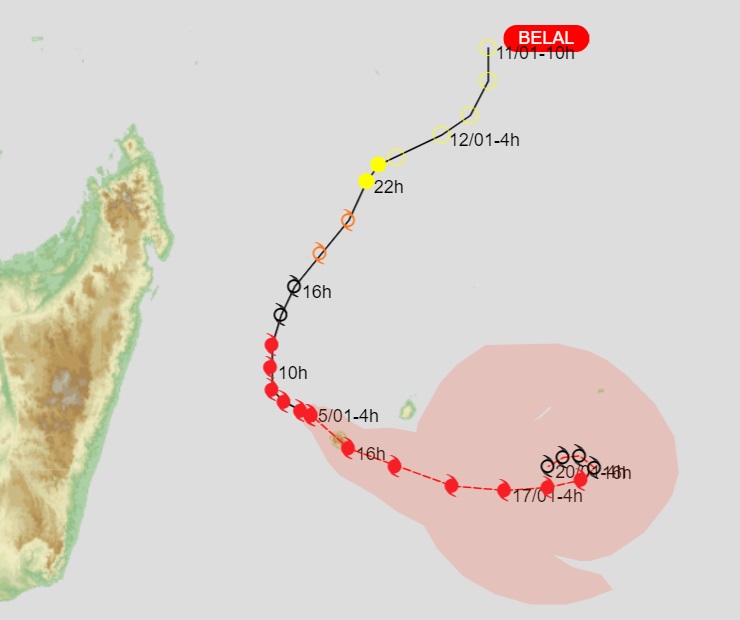 Lucie008's tweet photo. #Mauritius: Courage et soutien à tous nos voisins réunionnais qui sont actuellement en alerte cyclonique violette. Le passage de l'oeil du cyclone sur la #LaRéunion entraînera une accalmie temporaire suivie de phénomènes dangereux d’intensité exceptionnelle. Stay safe! 🇷🇪 #Belal https://t.co/RHmxrHan4B
