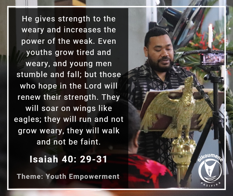 Empowering the Ancestors of Our Future! #youth #youthempowerment #youngpeople #pacificyouth #regionalecumenicalyouthcouncil #leadersoftoday #pacificconferenceofchurches #Oikoumene #HouseholdofGod #Ecumenism