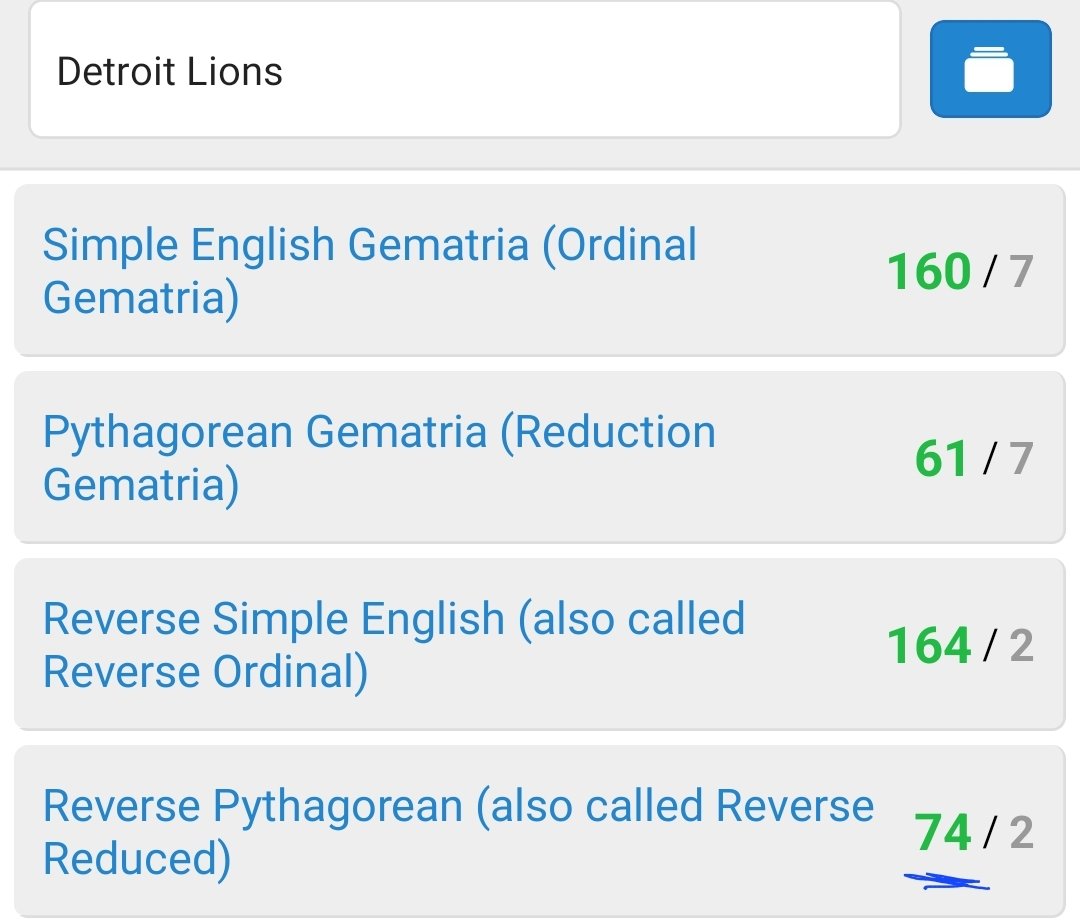 UsagiSoulTaker2's tweet photo. #WhatIs47 the combined score of the #Rigged @NFL game between the @Lions and @RamsNFL in #Gematria Detroit Lions=74 the reflection of 47 https://t.co/VIqLoNyTt2
