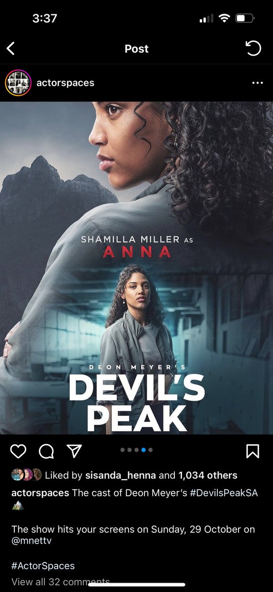 CBiagi16's tweet photo. @hiltonpelser @SisandaHenna & @ShamillaMiller in mere hours #DevilsPeak will be on @Tubi here in the US. Thanks to a VPN I watched during original run… now I get to watch over & over.
As always thanks to the author who created the characters @MeyerDeon https://t.co/ldvHbVZLKt