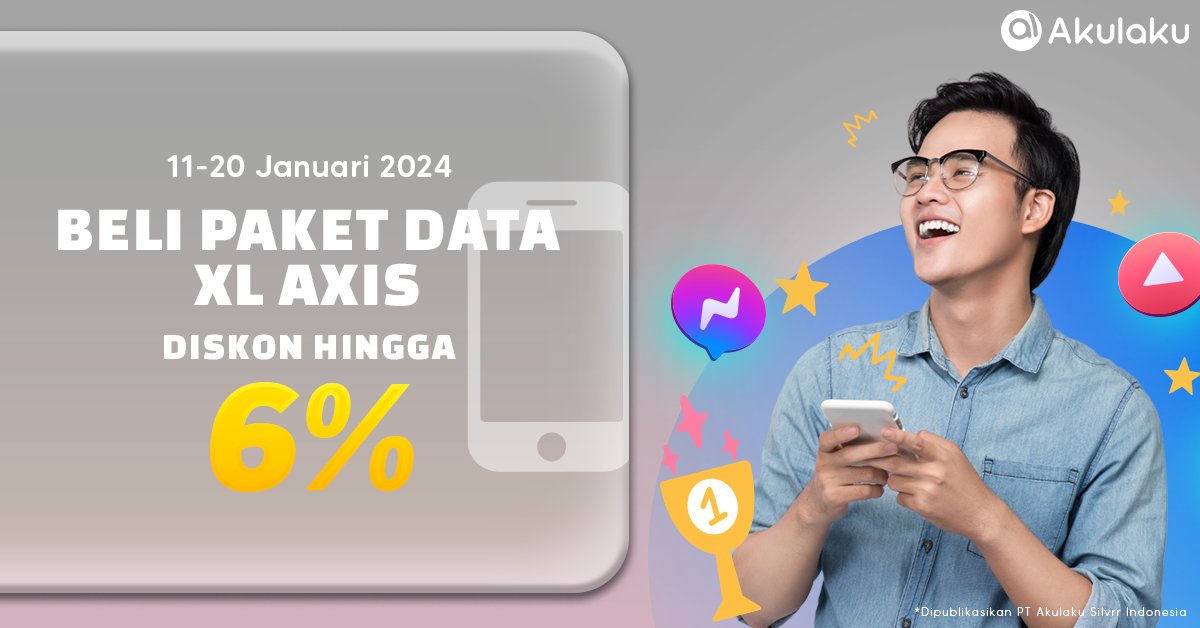 akulakuID's tweet photo. Pengen cuan? Sini merapat~
DISKON PAKET DATA HINGGA 6% khusus buat pengguna XL dan AXIS nih🤑💸
Buruan klikkk >> https://t.co/b0Zy8dyD1P
#PromoVirtual #PaketData #XL #Axis #PengenApaSemuaBisa #AkulakuIndonesia https://t.co/JVdQKvSkn4