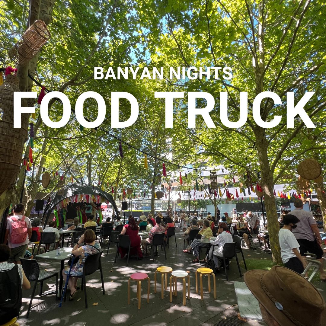 Food trucks will be in the Seymour Courtyard throughout BANYAN NIGHTS on alternate nights, serving a tasty menu of specials alongside well-loved classics. Enjoy live music, dance and food for Sydney Festival at Seymour Centre. bit.ly/3v9y9FZ