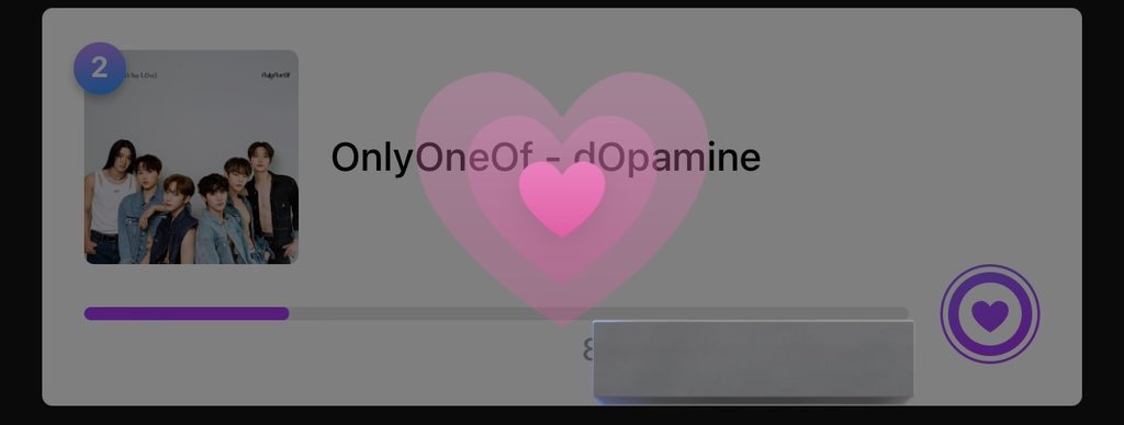 KLJTJ2613's tweet photo. did lyon vote for OnlyOneOf dOpamine today? lets go~ rn in mubeat there are in the second place👏

#OnlyOneOf #온리원오브 #ThingsICantSayLOve #dOpamine https://t.co/AxirgSvvM7