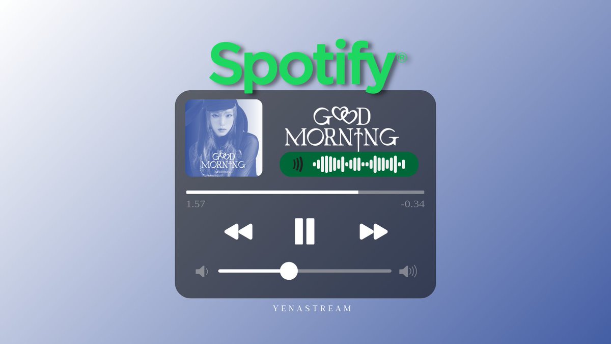 A thread of < GOOD MORNING > SPOTIFY PLAYLISTS 🎧 

‼️ RT TO SPREAD ‼️
#YENA_GOODMORNING #최예나 #예나 #YENA <a href="/YENA_OFFICIAL/">최예나</a>
