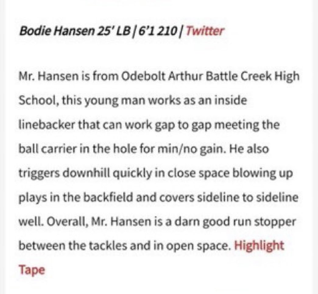 Thanks for the write up @ScoutingA1 @hddngemscouting !