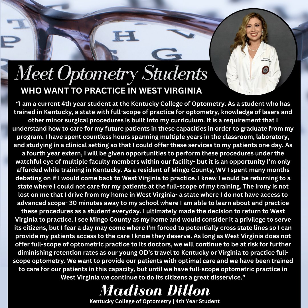 West Virginia Association of Optometric Physicians tweet media