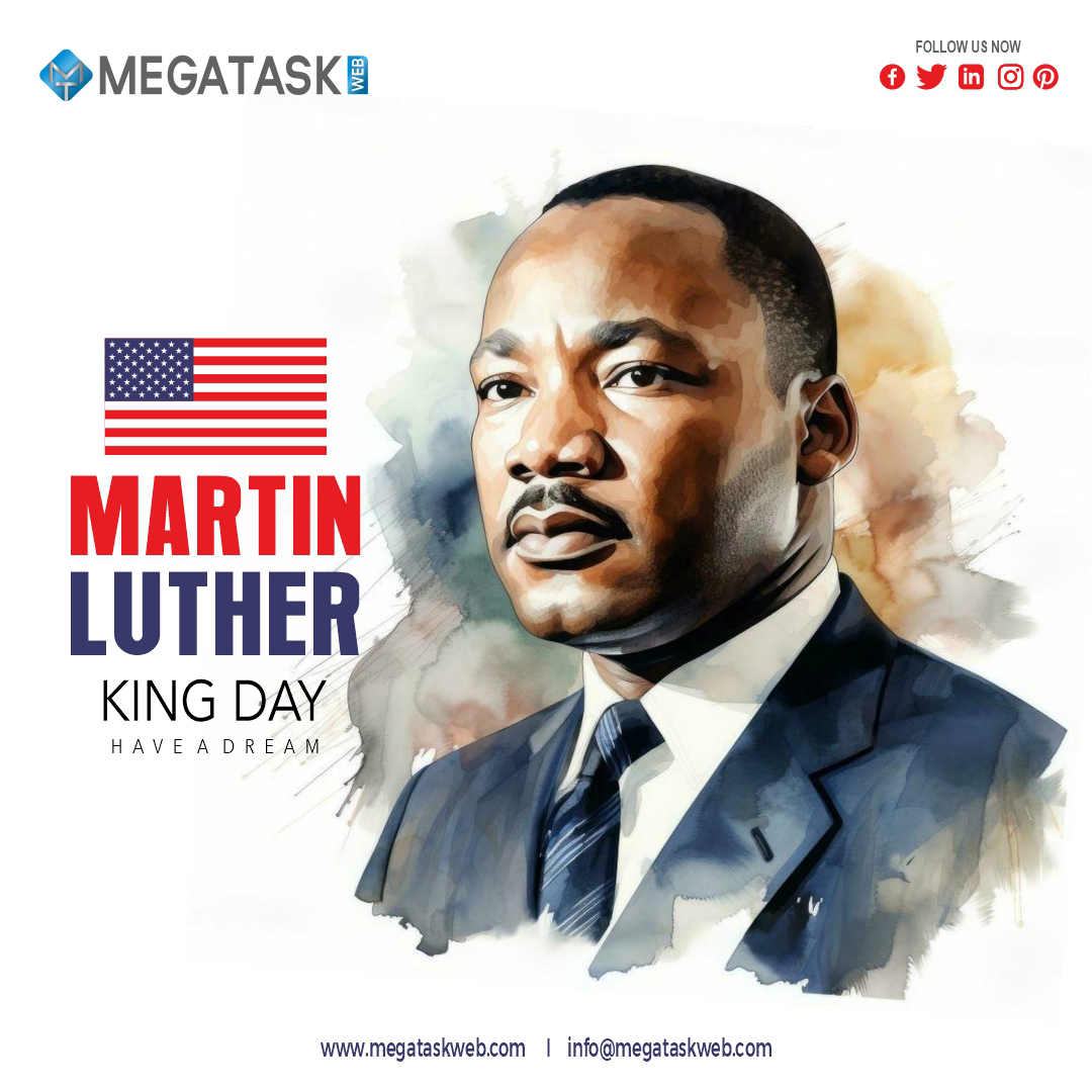 megatask_dubai0's tweet photo. Honoring the incredible Dr. Martin Luther King Jr. today and the powerful legacy that reshaped the USA nationโs history. ๐
#OnePride #MLKJr #MLKDay #megataskweb #MartinLutherKingJrDay #Peace #MLK #Stafford #Cult #Puka #MLK2024 #Jenna https://t.co/s5RhWGsZXc