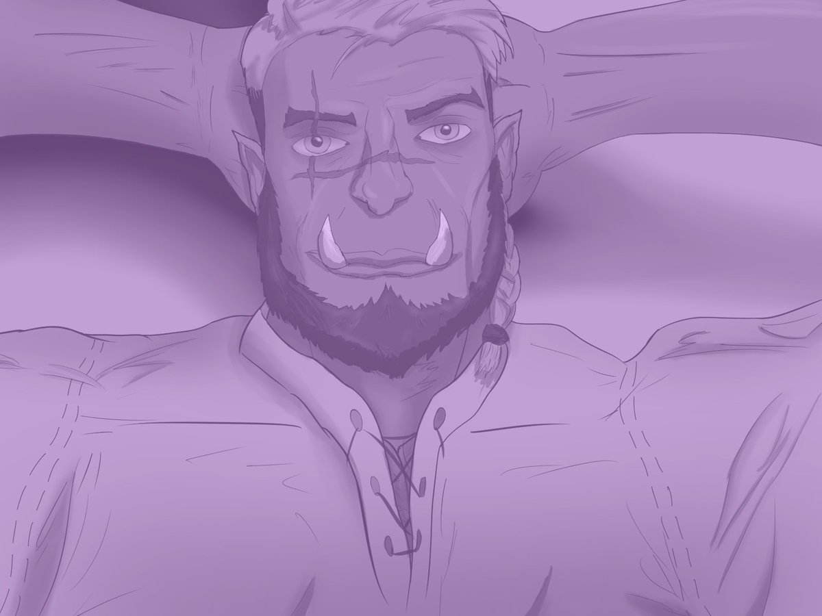 grey_nothing's tweet photo. Meme already peaked but I had to draw my orc to get over art block.

The real question is, and I quote, "Can you blow my whistle baby?" https://t.co/hOej2AYTFu