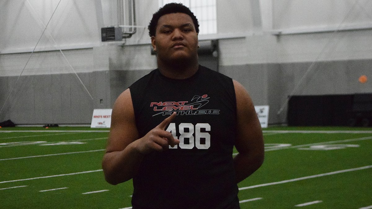 GPowersScout's tweet photo. You had better get to know the name of Brysen Steele; this 2026 DT is a monster at Marlin HS. He captured DL MVP honors at the @NextLevelD1 Top 100. 

#TXHSFB | @PaniniAmerica

Dallas MVPs: https://t.co/qo7cvAvFq4 https://t.co/7K5mxa0bik