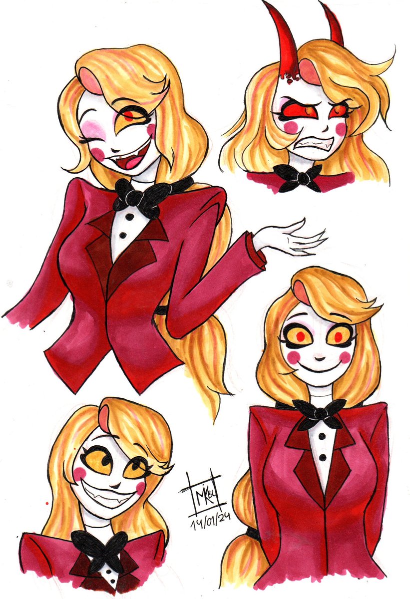 MIK797army's tweet photo. Ok es la primera vez que hago un dibujo con plumones a base de alcohol, y me gusto el resultado
#hazbinhotel #charliemorningstar #happydayinhell #ohuhumarkers #fanart #vivziepop https://t.co/hyWfcoMtNO