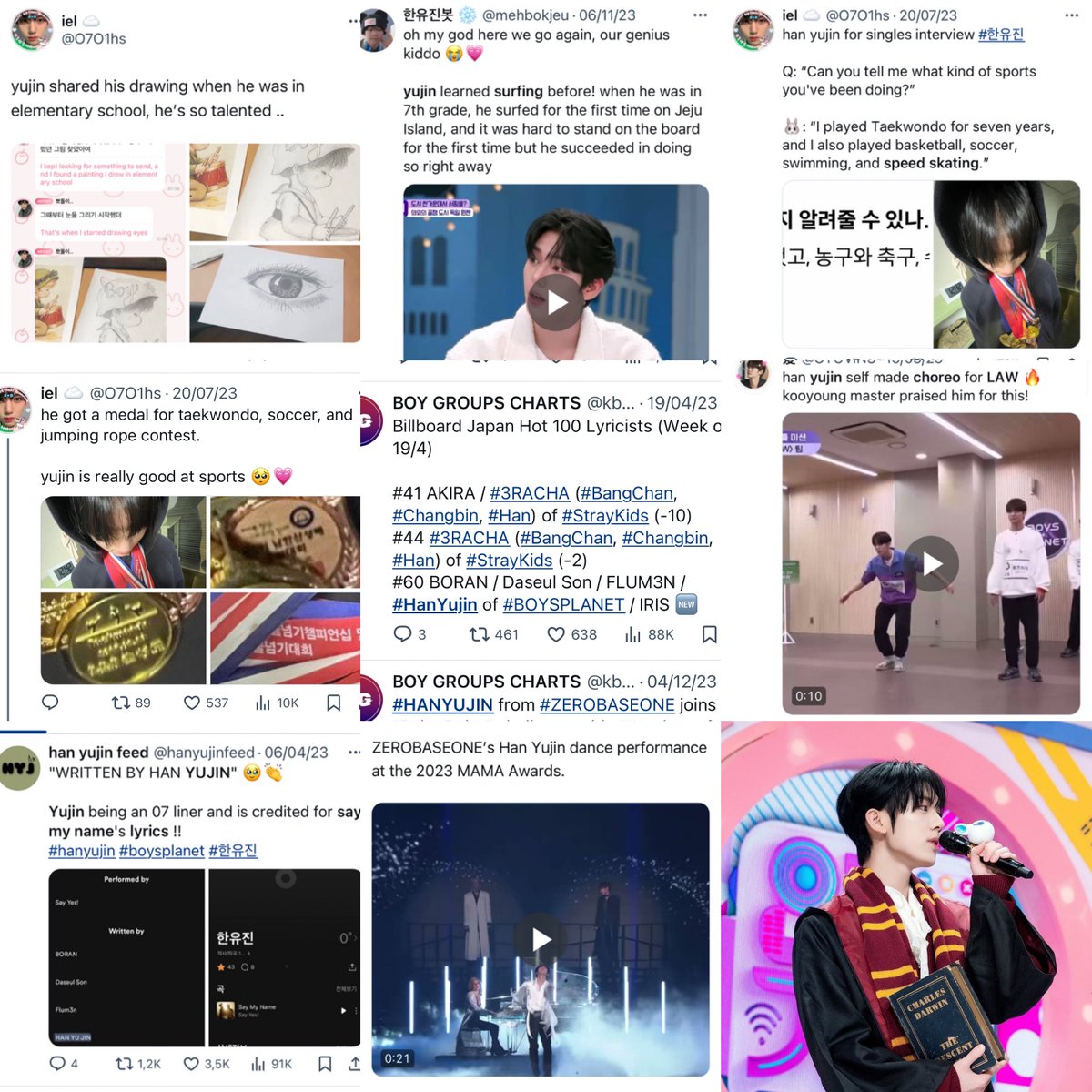 O7O1hs's tweet photo. han yujin is good at drawing, swimming, soccer, jump rope, taekwondo, basketball, relay race. he can surf, boxing, speed skating, plays piano, sing, raps &amp; dance well even made choreography, wrote lyrics, and many mores. he’s good at both art and physical, our talented baby 🥺🫳🏻 https://t.co/GnuxGdv7jZ