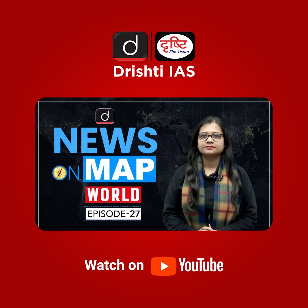 drishtiiaseng's tweet photo. Team Drishti IAS English feels glad to announce that we have started #newsonmap programme. We have tried our best to present you with a compilation of important #placesinnews throughout last week.
Watch video: https://t.co/inmP82AQ3G
#UPSC2024 #DrishtiIAS #DrishtiIASEnglish https://t.co/zEA5erBMnp