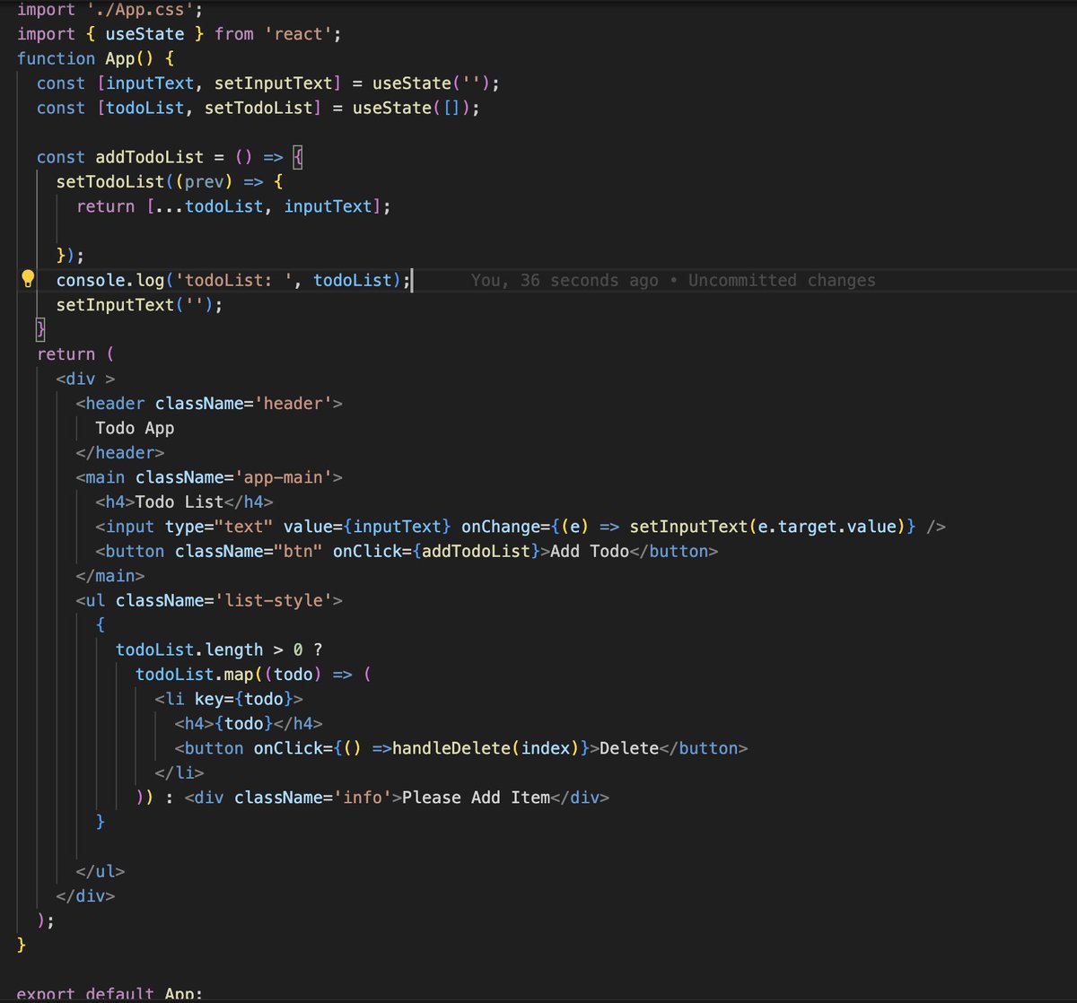NeelamLatwal's tweet photo. Day 19 of #100DaysOfCode! Learning to build a todo list in a React app.Hats off to the brilliant minds at Facebook who've made the lives of React application developers so much easier!
#ReactJS #CodingJourney #WebDevelopment #FrontEndDevelopment https://t.co/QT0D3xDW1A