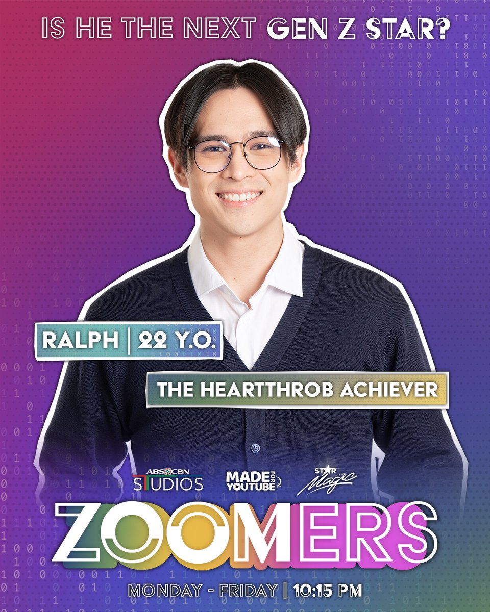 ABSCBN's tweet photo. Meet #Ralph #Harvey  and #Jay-R 👋  WHO'S GONNA BE THE NEXT GEN Z STARS?  

Watch #Zoomers, beginning tonight at 10:15PM on Kapamilya Channel, Kapamilya Online Live, TFC, A2Z, TV5, and ABS-CBN YouTube! https://t.co/WffQic1X4d