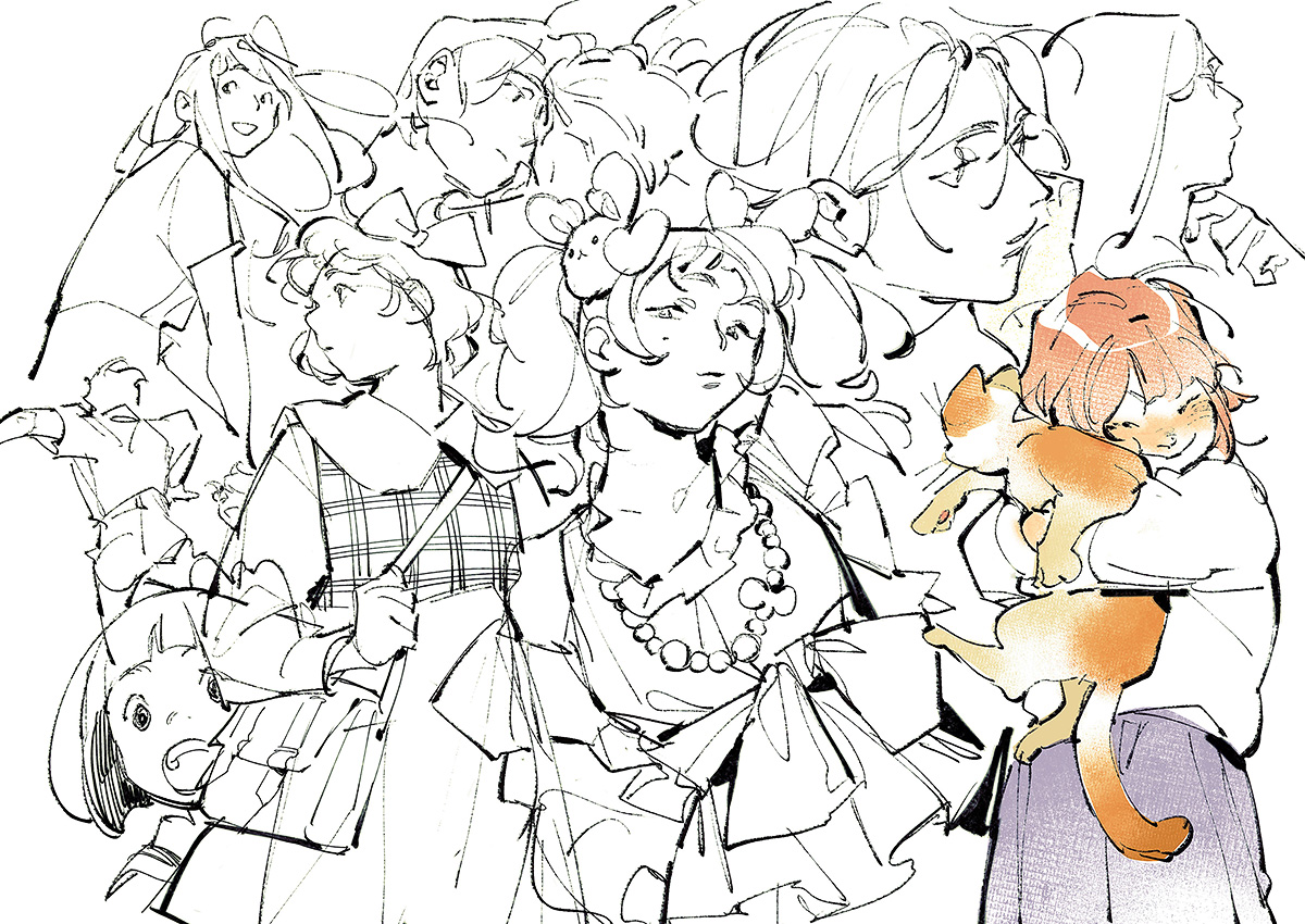 some sketch pages from last yr