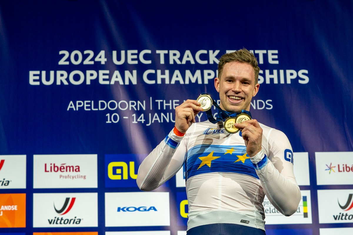 De Keirin was een prachtige afsluiting van het EK Baanwielrennen. Dit was ongekend ...