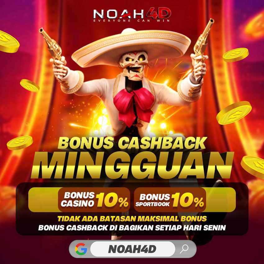 Slotnoah4D's tweet photo. Bonus cashback mingguan casino, sportbook PERIODE 08 - 14 Januari 2024 sudah di bagikan

LINK NOAH4D : https://t.co/dZNyXvBh6D

LINK TELEGRAM : https://t.co/tabQduBTlx 

 #NOAH4D #infoslot #slotonline #judionline #situsterpercaya #agenslotterpercaya #eventslot #eventslotnoah4d https://t.co/ggMJuddaRu
