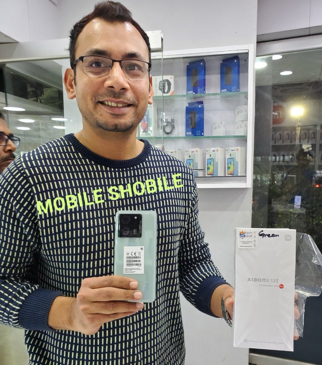 yousuf_dj's tweet image. Xiaomi 13T 12/256 - PKR 159,000/=
0322 2528900

MOBILE SHOBILE
Shop # G-90, Ground Floor, Amma Tower, Saddar, Karachi. 

Cash on Delivery to All over Pakistan.

#Xiaomi #xiaomi13t #13t #mobileshobile #mistore