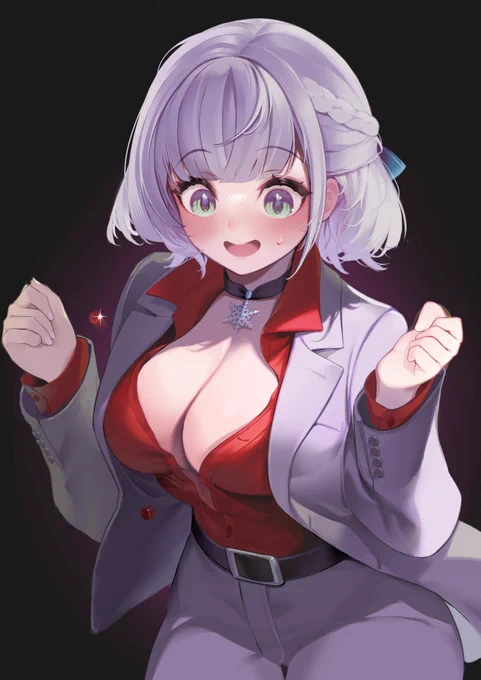 如く団長の白背景と取れちゃったボタン#ノエラート 