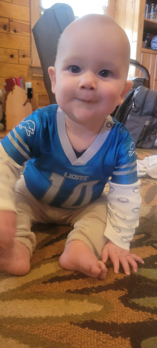 RyanGalbraith3's tweet photo. The @Lions have never lost a playoff game in Henry's life time.... what a lucky guy #AllGrit https://t.co/GabMfau6Ka