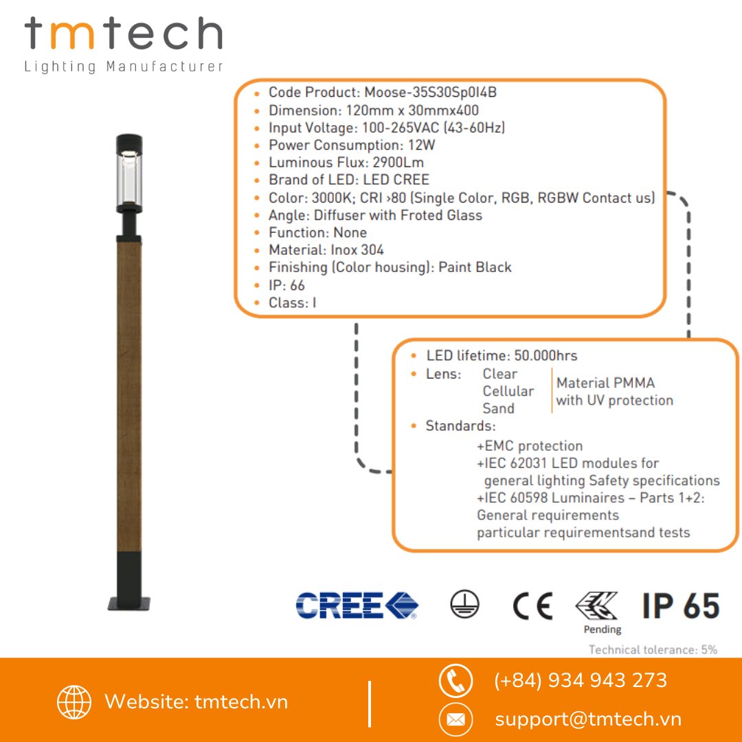 MOOSE-35 is a Street and Area Lighting product line manufactured by Tmtech. Discover more: tmtech.vn/products/stree… #tmtech #tmtechvietnam #tmtechlighting #outdoorlighting #outdoorlightingdesign #streetlight #streetlights #streetlighting