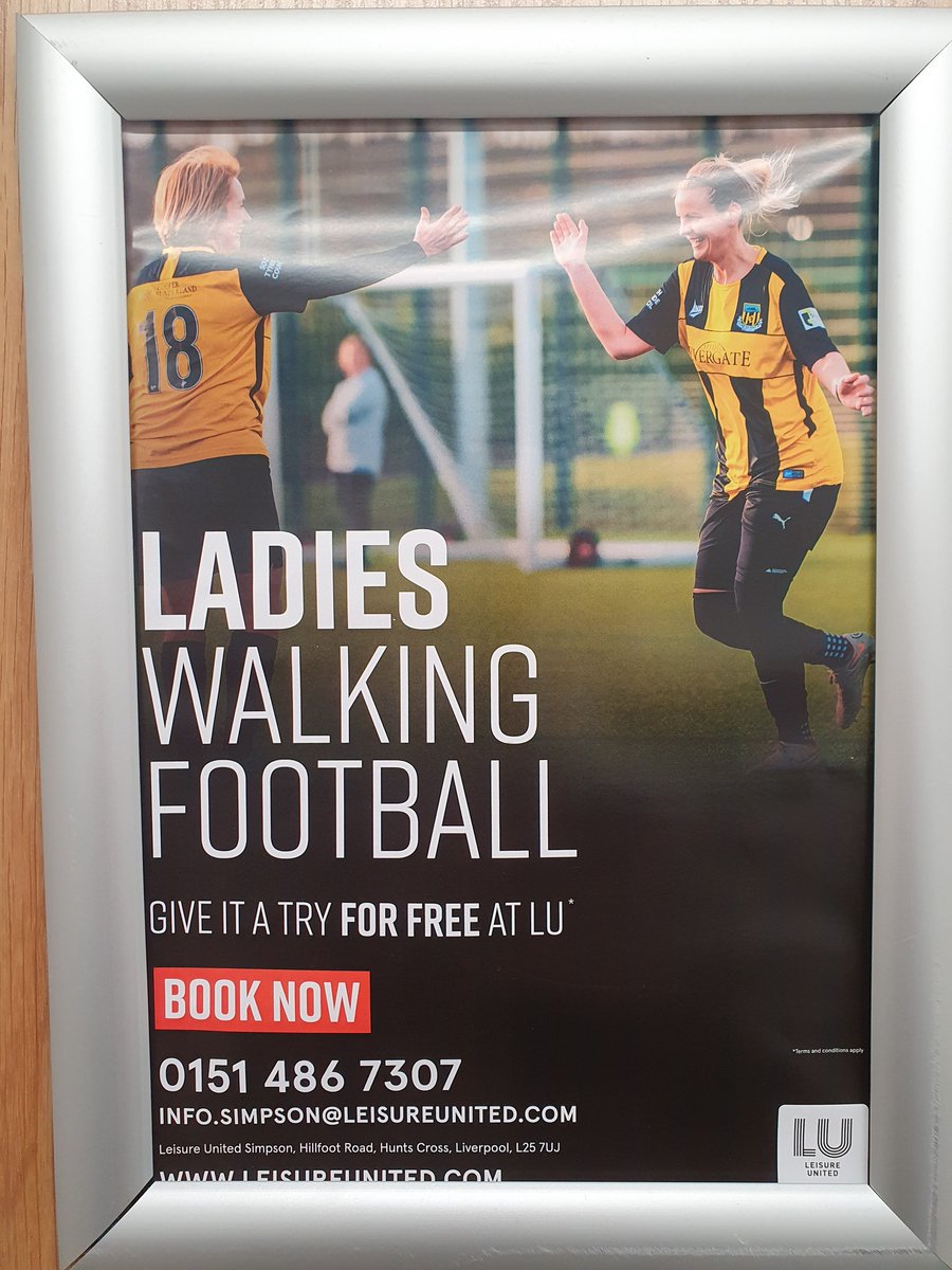 Charlene21B's tweet photo. Ladies Walking Football @SimpsonFC_ first session free, open to all ages and abilities, who is up for some fun?
If your interested please let me know or contact our hub. Thanks ✌️ 
⚽️⚽️⚽️⚽️⚽️⚽️
Please share 🙏 
#ladies #football #exercise #health #fun #laughter https://t.co/UjLWZXJvMD