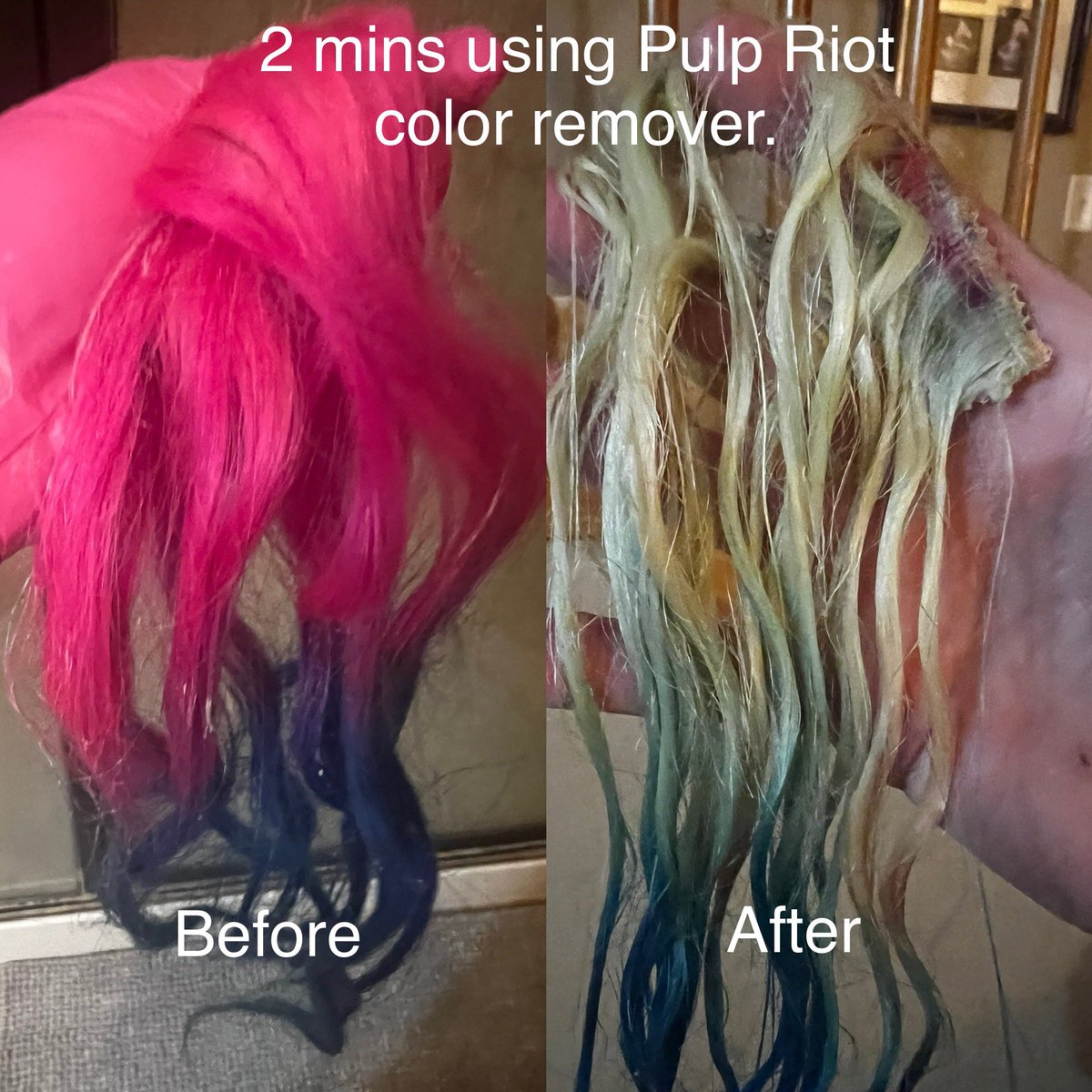 AuthorDelaneyW's tweet image. And this isn’t even a pulp riot hair dye- I use #Pravana 

This is life changing for me. If you dye your hair crazy colors and want to change it often, you need this. Seriously. LIFE. CHANGING.  #HairColor #ColorRemover #PulpRiot