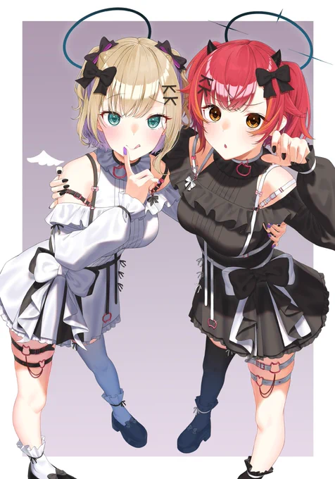 天使のあ&amp;悪魔つな置いておきます 