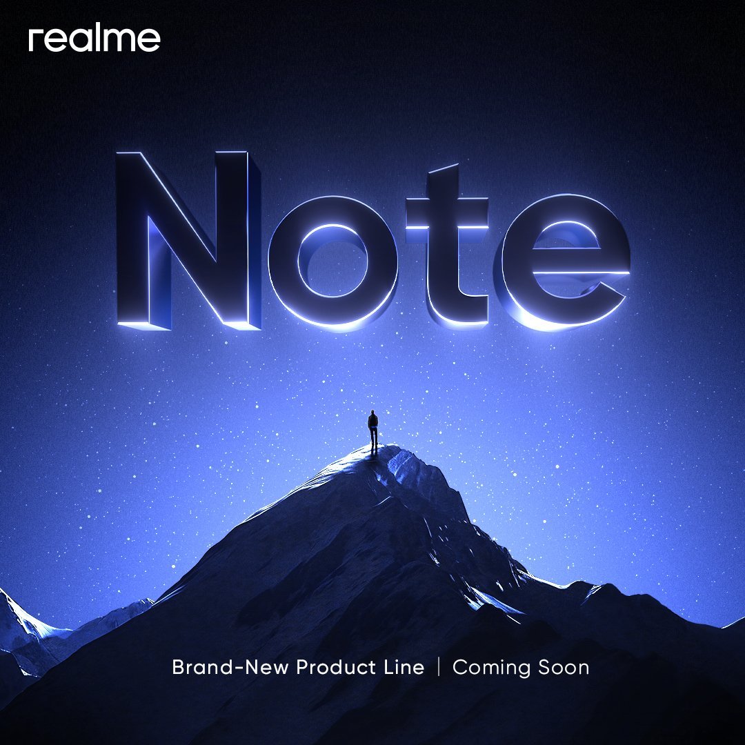 TrandingWhy's tweet photo. 🌟 Realme's CEO, Sky Li, announced the upcoming Note series, set to rival Redmi Note.
Positioned between the budget and flagship series, it competes with Infinix Note 30 and Redmi Note 13, expected to be under Rs 20,000.
#RealmeNote1 #realme #realme12ProSeriesOn29thJan https://t.co/EZSHWEdg7O