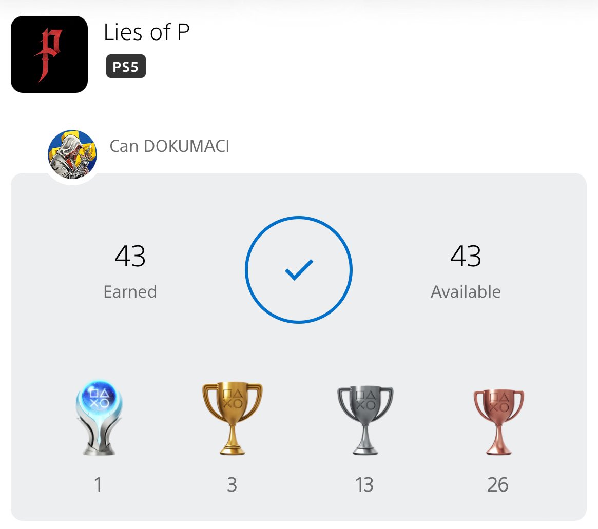 Miyazaki'nin elinden çıkmayanlar arasında en iyi dersek sanırım yanlış olmaz, oynayın, oynatın, bu oyunun gamepass'te olması büyük bir nimet. Son dönemin en zorlayan platini oldu, çok keyif aldım. 2.oyun kesinlikle gelmeli diyen <a href="/emnctk/">Emin Çıtak</a> bence çok haklı 👌
