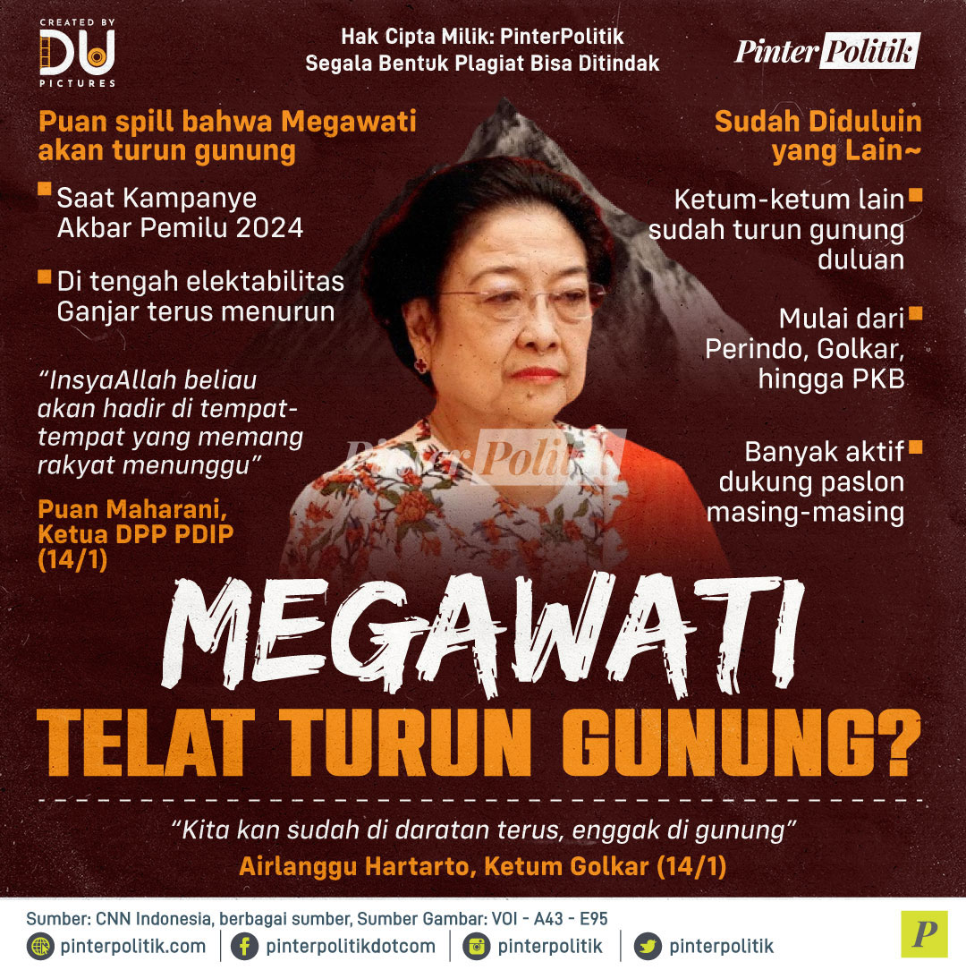pinterpolitik's tweet photo. Kok baru turun gunung, Bu? ๐ค
#PuanMaharani #Megawati #MegawatiSoekarnoputri #PDIP #kampanyeakbar #turungunung #pinterpolitik #beritapolitik #politikindonesia #politik https://t.co/MmPGS3z3TB