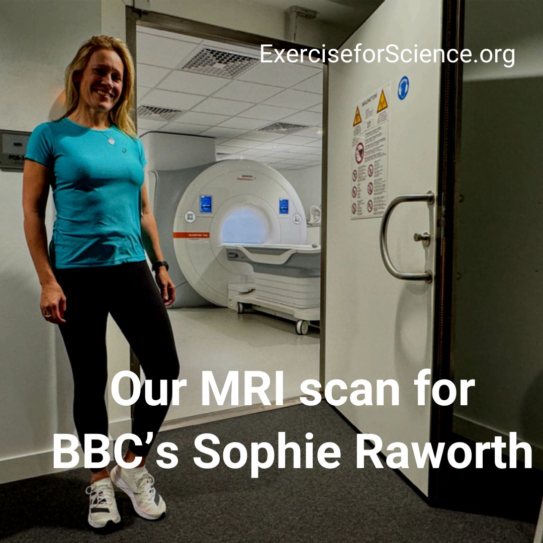 Running4Science's tweet image. We ran an MRI scan on BBC's Sophie Raworth's hips and knees... and she wrote about the experience in @RunnersWorldUK magazine. Find out more:  buff.ly/47yUoTi 
#fitness #joints #MRI #midlife #running #science
