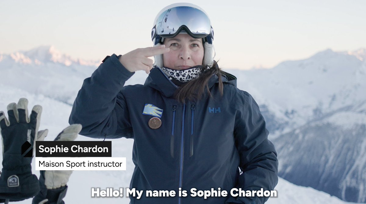 Meet Maison Sport instructor: Sophie Chardon, the only deaf ski instructor in France. She was interviewed in her home resort of Courchevel for this week’s episode of BBC Ski Sunday ❄️ We are so proud to be representing Sophie, click here to book a lesson! maisonsport.com/en/profile/166…