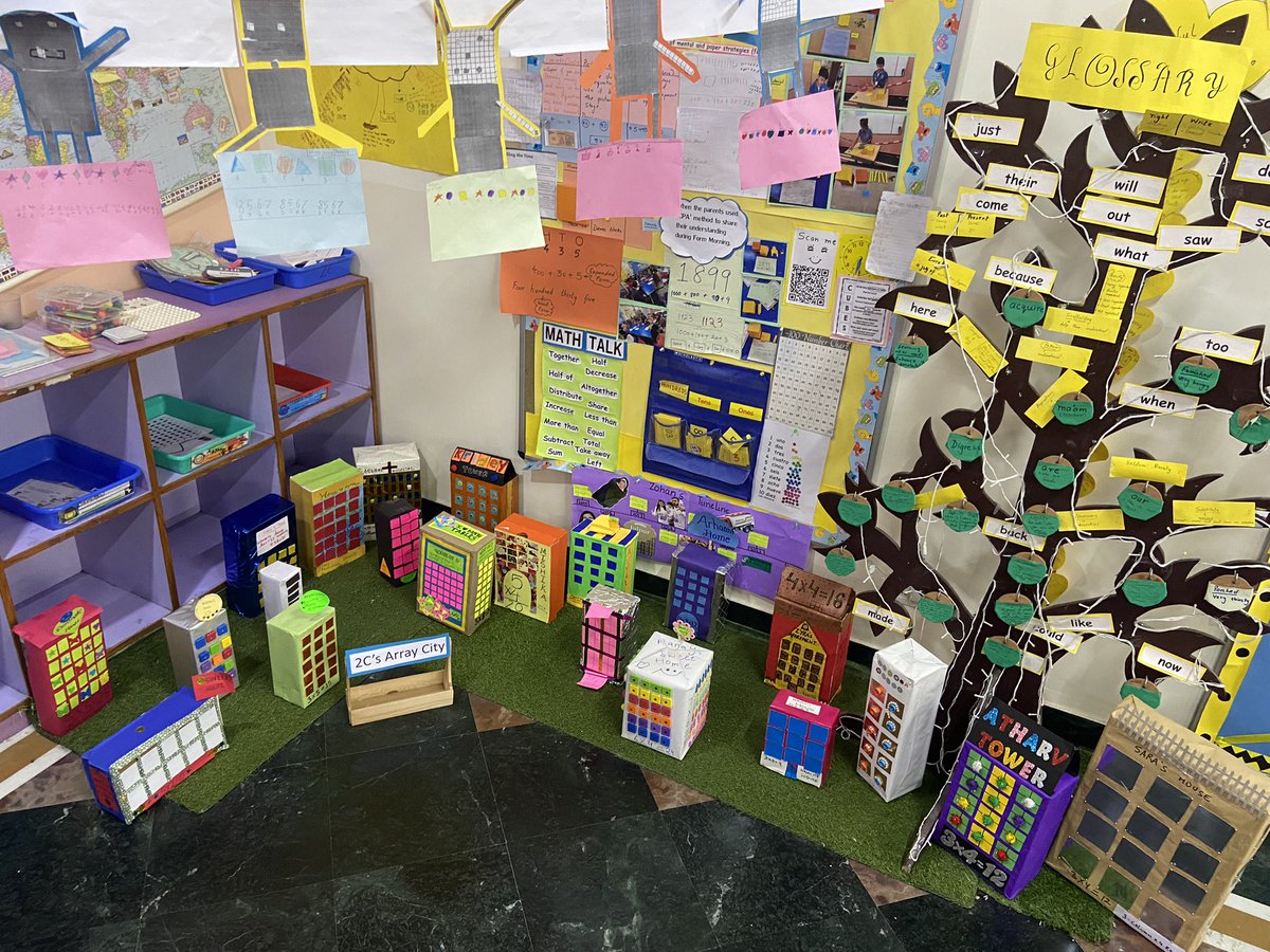 vitika_chadda's tweet image. We introduced #multiplication using the #arraymethod SS crafted their own 2C’s array city. Each house showcased a multiplication concept through rows & columns, enhancing their conceptual understanding & making challenging tables effortlessly manageable @ibpyp #math