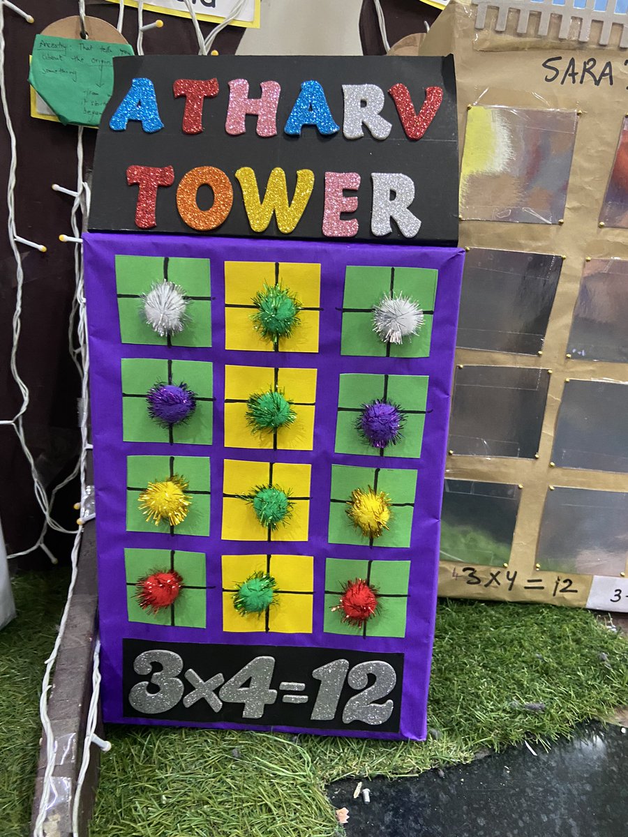 vitika_chadda's tweet image. We introduced #multiplication using the #arraymethod SS crafted their own 2C’s array city. Each house showcased a multiplication concept through rows & columns, enhancing their conceptual understanding & making challenging tables effortlessly manageable @ibpyp #math