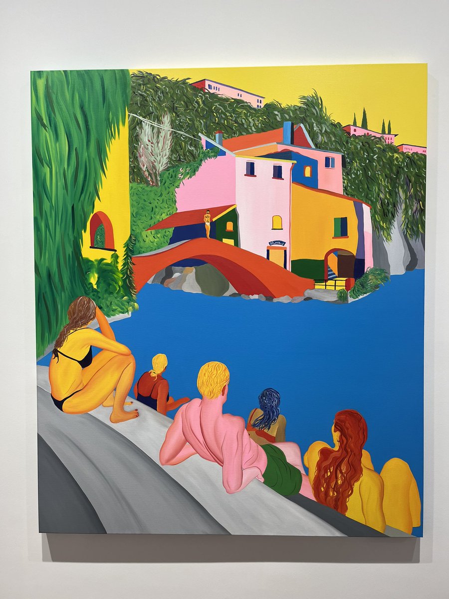 MARGATE | last two weeks to catch Navot Miller solo show at @CarlFreedman - depicting colour popping honest memories and stories. Do listen to his @Talkart interview before visiting to hear an extra insight into these works and his practice. Closes 28 January in #Margate