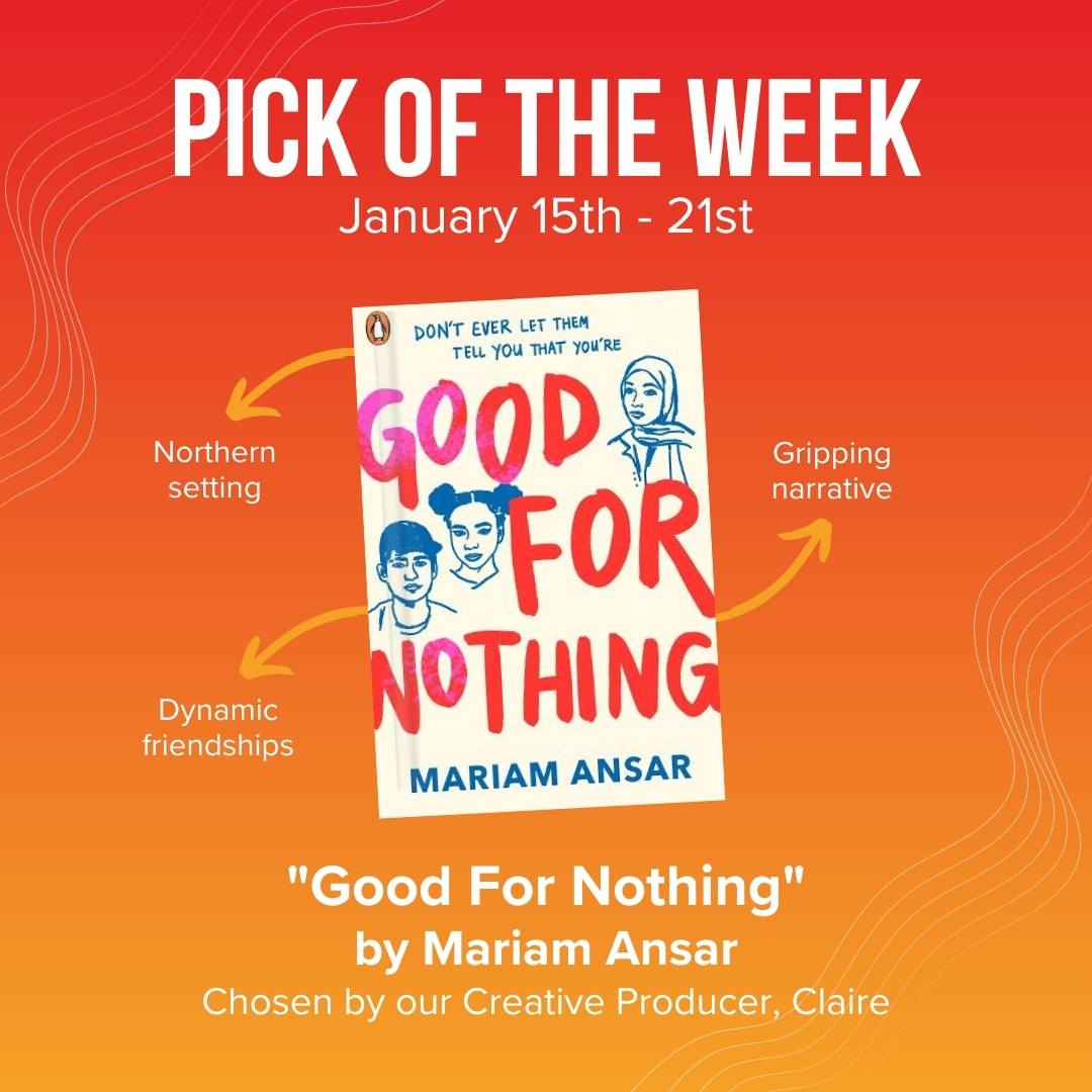 Our #PickOfTheWeek is 'Good for Nothing' by @m___ansar - a gripping book that unravels social prejudice, explores rebellious teens, and delves into the power of friendship. ⭐️📖 We can't recommend it enough!