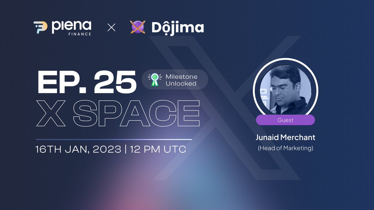 NoahAINetwork's tweet photo. 🌐 Get ready for EP. 25 of Plena Connect &amp; Web3 UX With Frens! 🚀 Featuring our guest from @dojimanetwork an innovative omnichain Layer 1

📅 16th Jan. 12pm UTC 
🔗 Join here: https://t.co/oaEKvSbkCg

As we celebrate our 25th Episode, don't miss our special giveaway 👇 https://t.co/CerhNtUbQg