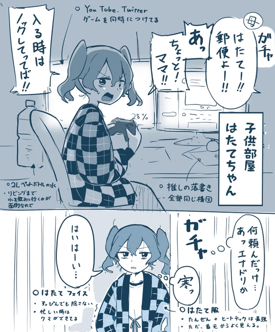 子供部屋はたてちゃん(社会人)の休日 