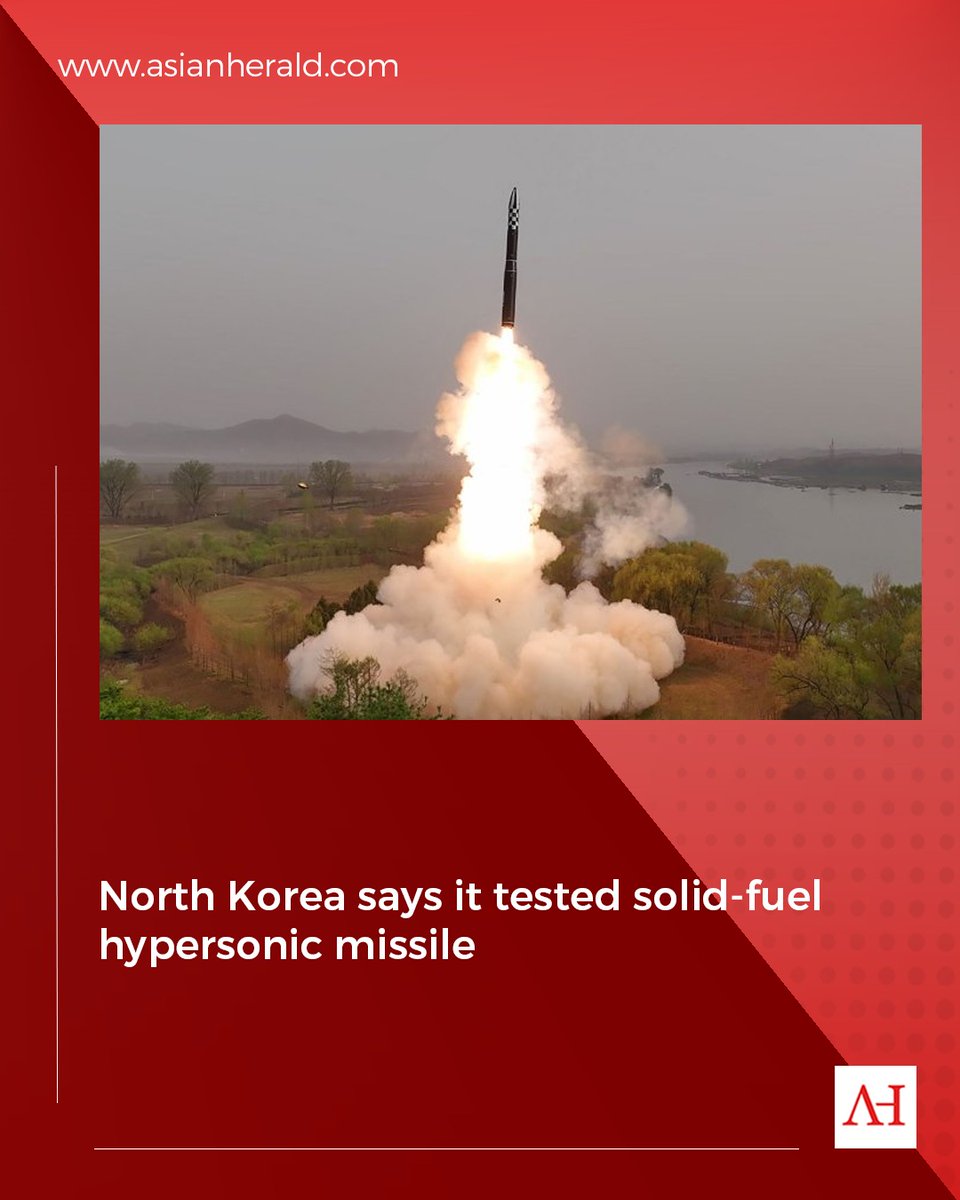 North Korea says it tested solid-fuel hypersonic missile

#NorthKoreaMissileTest #SolidFuelHypersonic #HypersonicMissile #DPRKDefense #MissileLaunch #AdvancedWeaponsDPRK #KimJongUnMilitary #HighSpeedMissiles #StrategicWeaponDPRK