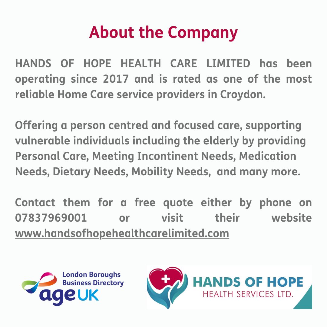 AUBDltd's tweet photo. A New Year and a New Member!

A BIG AUBD welcome to Hands of Hope Healthcare Services Ltd! 

If your looking for Home Care in the Croydon area then why not visit https://t.co/1BIqBCj0Ct to see the full lost of their services! https://t.co/fjNi1kwLph