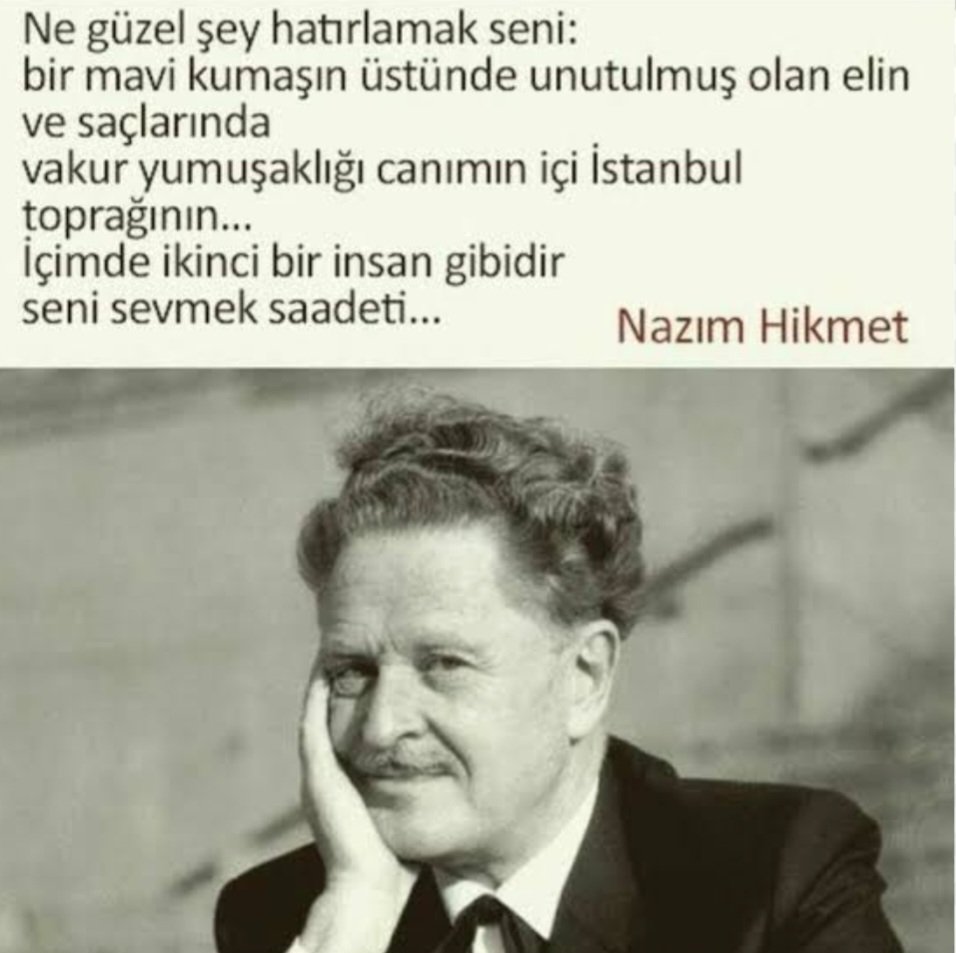 oncasadiye's tweet photo. Canım Kıymetli Hümay hocamın sesinden Nazım'ı anmak ne güzel şey...~ https://t.co/hjRyYGksbJ #iyikidoğdunNazımHikmet #negüzelşeysenihatırlamak #HümayGüldağ #sesinizeyüreğinizeçokkalp https://t.co/6ZJM1GLWjl