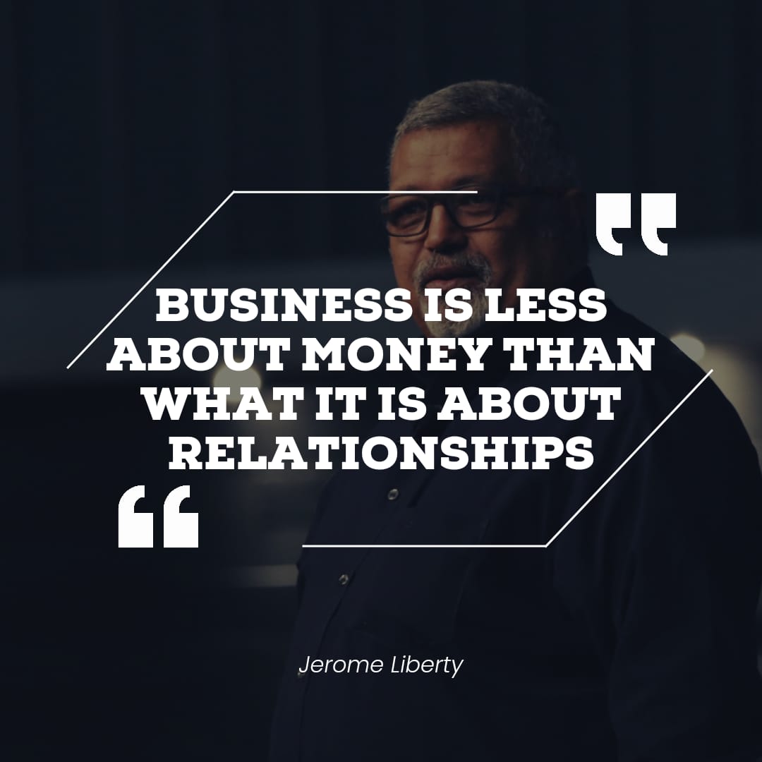 𝐁𝐔𝐒𝐈𝐍𝐄𝐒𝐒 𝐈𝐒 𝐋𝐄𝐒𝐒 𝐀𝐁𝐎𝐔𝐓 𝐌𝐎𝐍𝐄𝐘 𝐓𝐇𝐀𝐍 𝐖𝐇𝐀𝐓 𝐈𝐓 𝐈𝐒 𝐀𝐁𝐎𝐔𝐓 𝐑𝐄𝐋𝐀𝐓𝐈𝐎𝐍𝐒𝐇𝐈𝐏𝐒

#Business #Finances #JeromeLiberty #TheYearOfWar