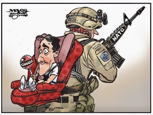 crizm01's tweet photo. @nationalpost @jenniferxwu All the necessary backpacks are currently on NATO deployment https://t.co/mMHX0UuSea