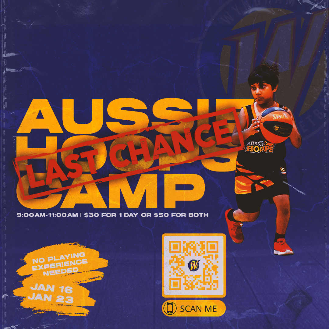 🚨LAST CHANCE TO REGISTER🚨

Camp #1 TOMORROW

Our Aussie Hoops Camp is perfect for anyone who wants to come and learn to hoop during the holidays.  With no playing experience needed, everyone is welcome to join in on the fun and learning.

⏰ 9-11am
🔗 ow.ly/yXgL50QflJJ