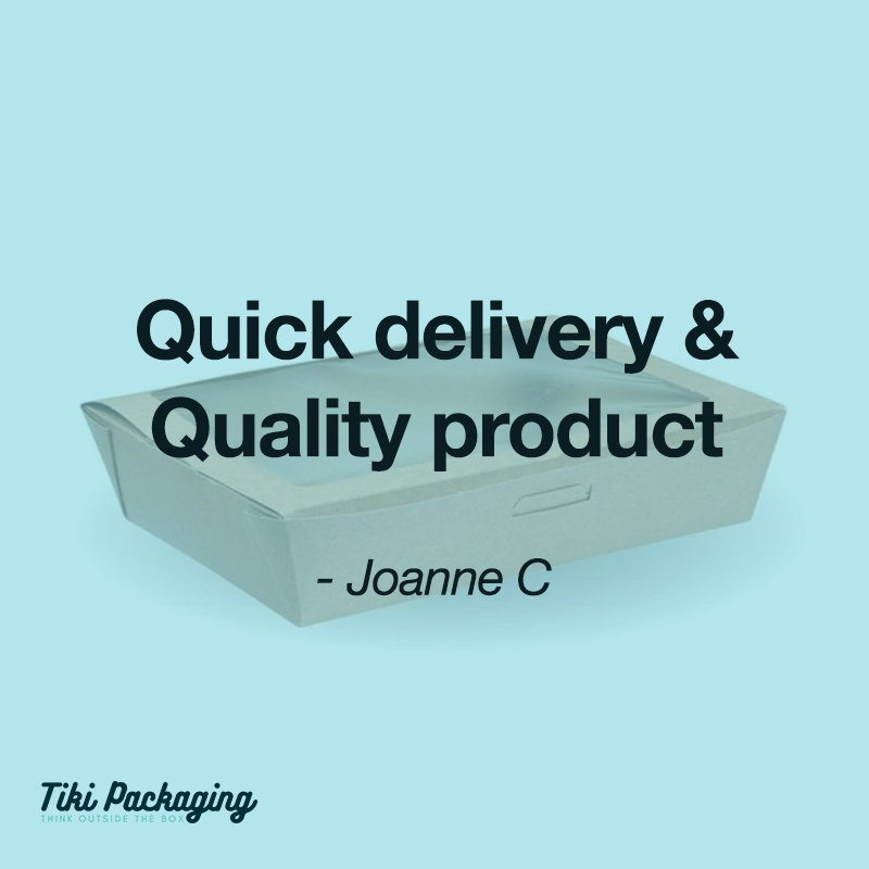 Thanks to Joanne for this review of her recemt Tiki Packaging purchase.

tinyurl.com/249ta2v5

#takeawaypackaging #takeawayfood #tikipackaging #burgers #kebabs #sandwiches #chips #curries #hotdrinks #hotfood #coldfood #chicken