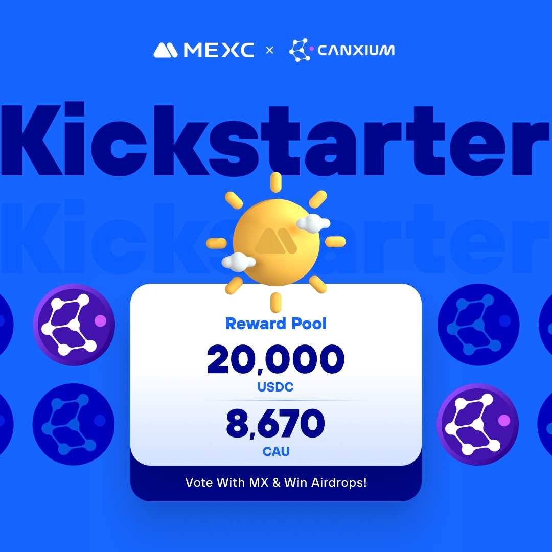 MEXC's tweet photo. .@canxiumchain, a groundbreaking blockchain platform that introduces a unique economic model revolving around supply and demand dynamics, is coming to #MEXCKickstarter 🚀 

🗳Vote with $MX to share massive airdrops 
📈 $CAU/USDT Trading: 2024-01-16 12:00 (UTC)  

Details: https://t.co/aK3235DOK0